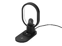 Беспроводная зарядная станция 4-в-1 Portal c лампой, 15 Вт, черный