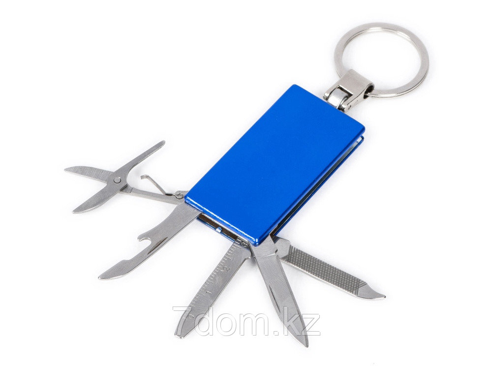Мультитул-брелок 5-в-1 Badge, синий, фото 1