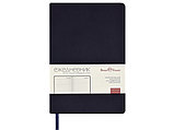 Ежедневник А5 Megapolis Color soft-touch, темно-синий navy, фото 3