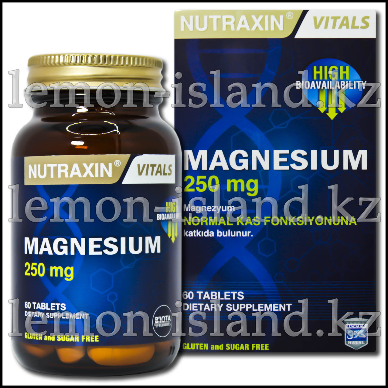 Магния цитрат микроэлемент в таблетках от Nutraxin (Турция)
