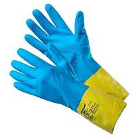 Перчатки КЩС "КОМЕТА" с внутренним с антибактериальным х/б напылением.