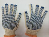 Перчатки рабочие, перчатки ХБ с ПВХ