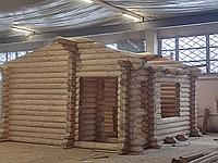 Баня из оцилидрованного бруса 20 м2