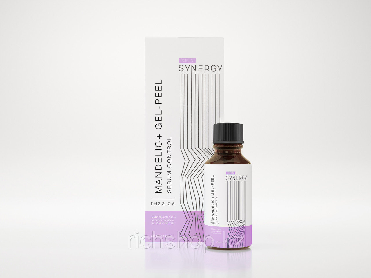 Skin Synergy Пилинг Mandelic+ Gel 30мл