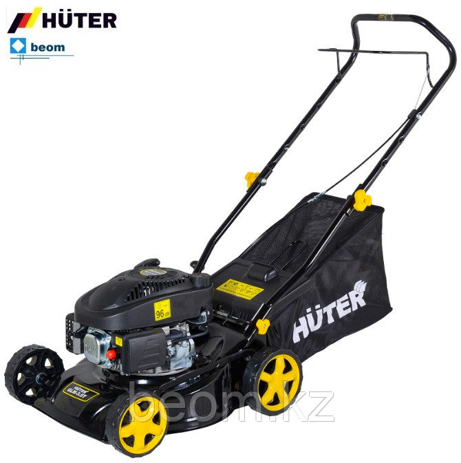 Газонокосилка бензиновая HUTER GLM-3.5T ( 4 л.с. | Высота ср 25-70мм | Ширина ср 420мм | Объем 45 л | Ткань)