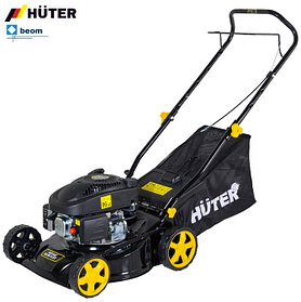Газонокосилка бензиновая HUTER GLM-3.5T ( 4 л.с. | Высота ср 25-70мм | Ширина ср 420мм | Объем 45 л | Ткань)