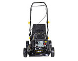 Газонокосилка бензиновая HUTER GLM-3.5T ( 4 л.с. | Высота ср 25-70мм | Ширина ср 420мм | Объем 45 л | Ткань), фото 3