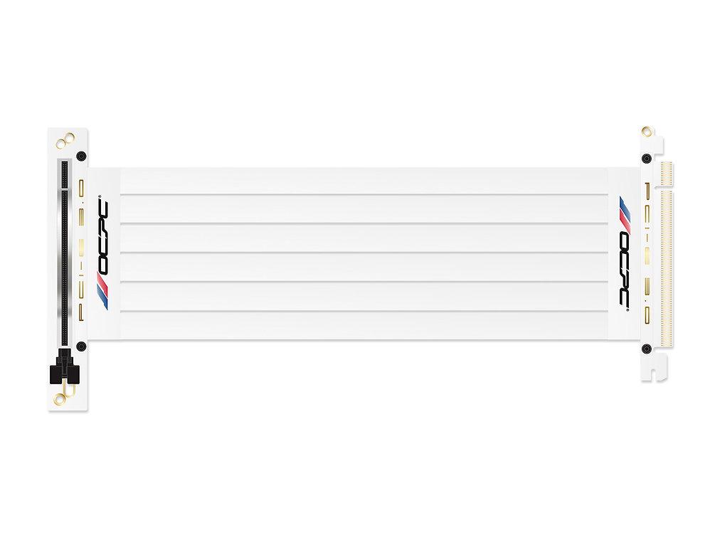 Кабель интерфейсный PCIe 3.0x16, OCPC XTENDER, 25 см белый (OCXTP3RC9D250WH), фото 1