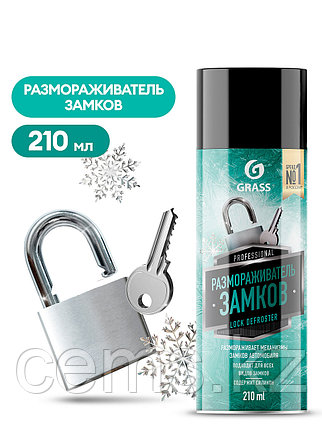 Размораживатель замков с силиконом (аэрозоль 210 мл), фото 1