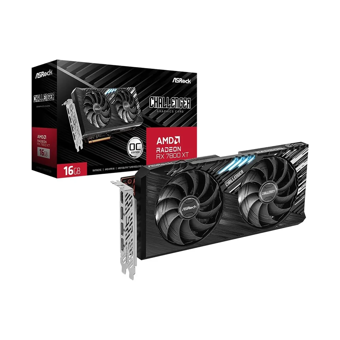 Видеокарта ASRock Radeon RX7800XT SL 16GO, фото 1