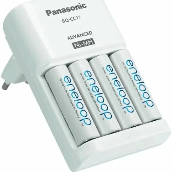 Panasonic Basic BQCC17 зарядтағыш /Қайта зарядталатын батареялар: AA /AAA x 1-ден 4-ке дейін K-KJ17MCD40E, фото 1