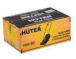 Газонокосилка электрическая HUTER ELM-1000 (1000Вт | Высота ср 20-55мм | Ширина ср 320мм | Объем 35л| Пластик), фото 10