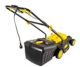 Газонокосилка электрическая HUTER ELM-2000P ( 2000Вт | Выс ср 15-50 мм | Шир ср 430 мм | Объем 45 л | Пластик), фото 5