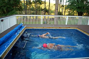 Endless Pool Модульный бассейн Dual Propulsion Размеры 3.96 м x 4,26 м x 0,99 м