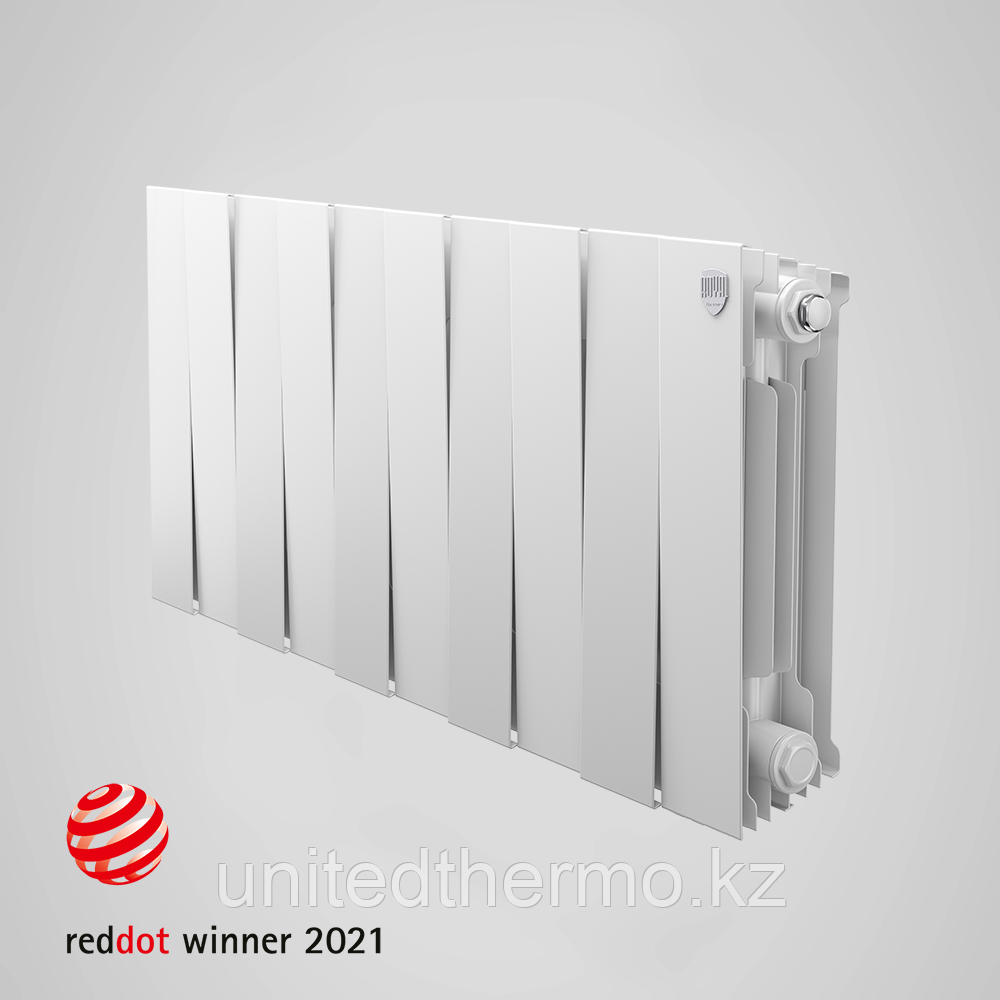 Радиатор биметаллический Pianoforte 300/100 Royal Thermo белый (РОССИЯ)