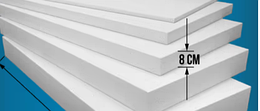 Пенопластовая плита М-15 , 8см