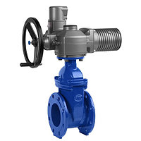 Задвижка чугунная с электроприводом Ду-80