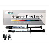 Nexcomp - светоотверждаемый гибридный реставрационный Нано-композит 1шпр.х4гр оттенок А1, фото 2