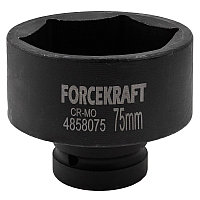 Forcekraft Головка ударная 1", 75мм (6гр.) FORCEKRAFT 19613 FK-4858075