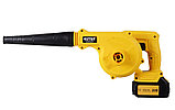 Воздуходувка аккумуляторная CB-20/2Li EA+ ( 20 В | Вес, 2.4 кг | м³/ч 180 | м/с 80 | в комплекте с 2 АКБ | ЗУ), фото 5