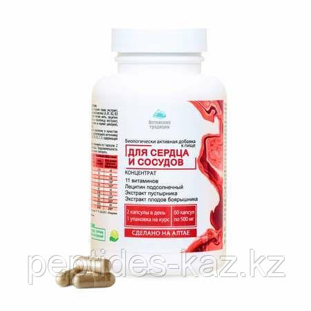 Сoncentrate for Heart and Blood,Концентрат для Сердца и Сосудов с лецитином и пребиотиком №60