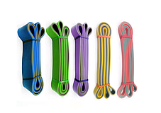 Набор резиновых эспандеров для воркаута (5 шт), фото 3