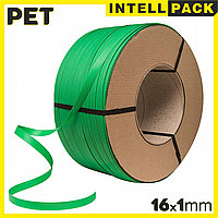 PET лента полиэстеровая упаковочная 16мм *1мм до 350кг пэт лента пластиковая бандажная