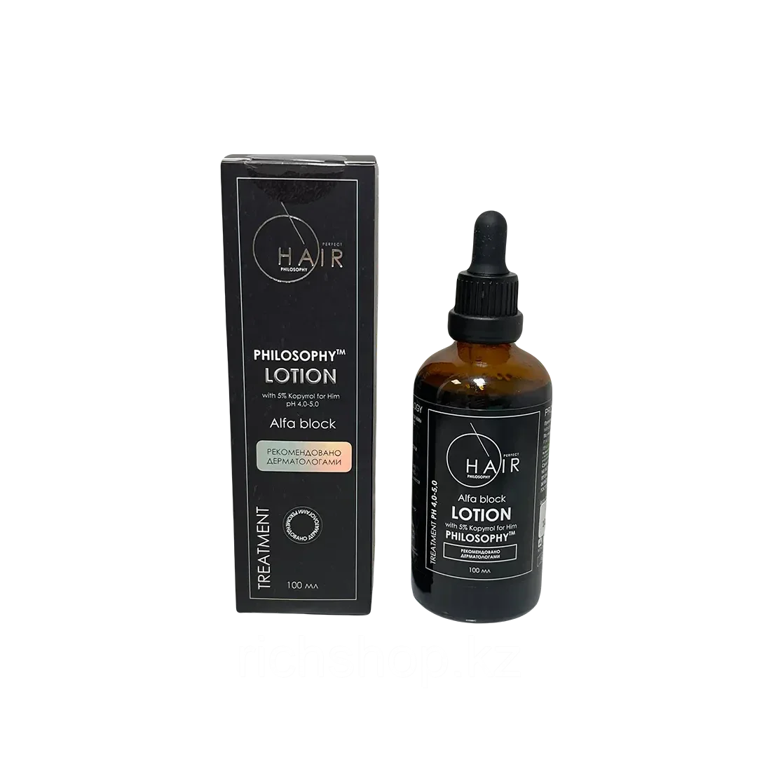 Philosophy Лосьон против выпадения волос с 5% Koryrrol / Alfa Block Lotion With 2% Kopyrrol For Him 100 мл