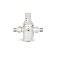 Редуктор давления PN25 1/2", мембранный, с разъемными соединениями, хромированный