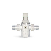 Редуктор давления PN25 3/4", мембранный, с разъемными соединениями, хромированный