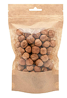 Пакет дой-пак бумажный с замком зип-лок (Бумага/СPP), 160 х 250 + (40+40) мм, с окном 70 мм, 100 шт/уп, AVIORA