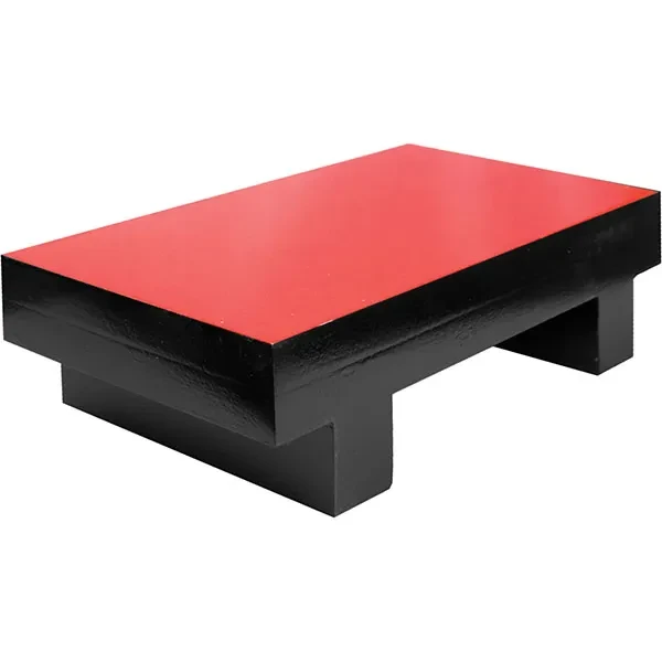 Блюдо для суши сосна ,H=6,L=21,B=12см черный,красный, фото 1