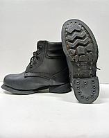 Ботинки кожаные на гвоздевой подошве