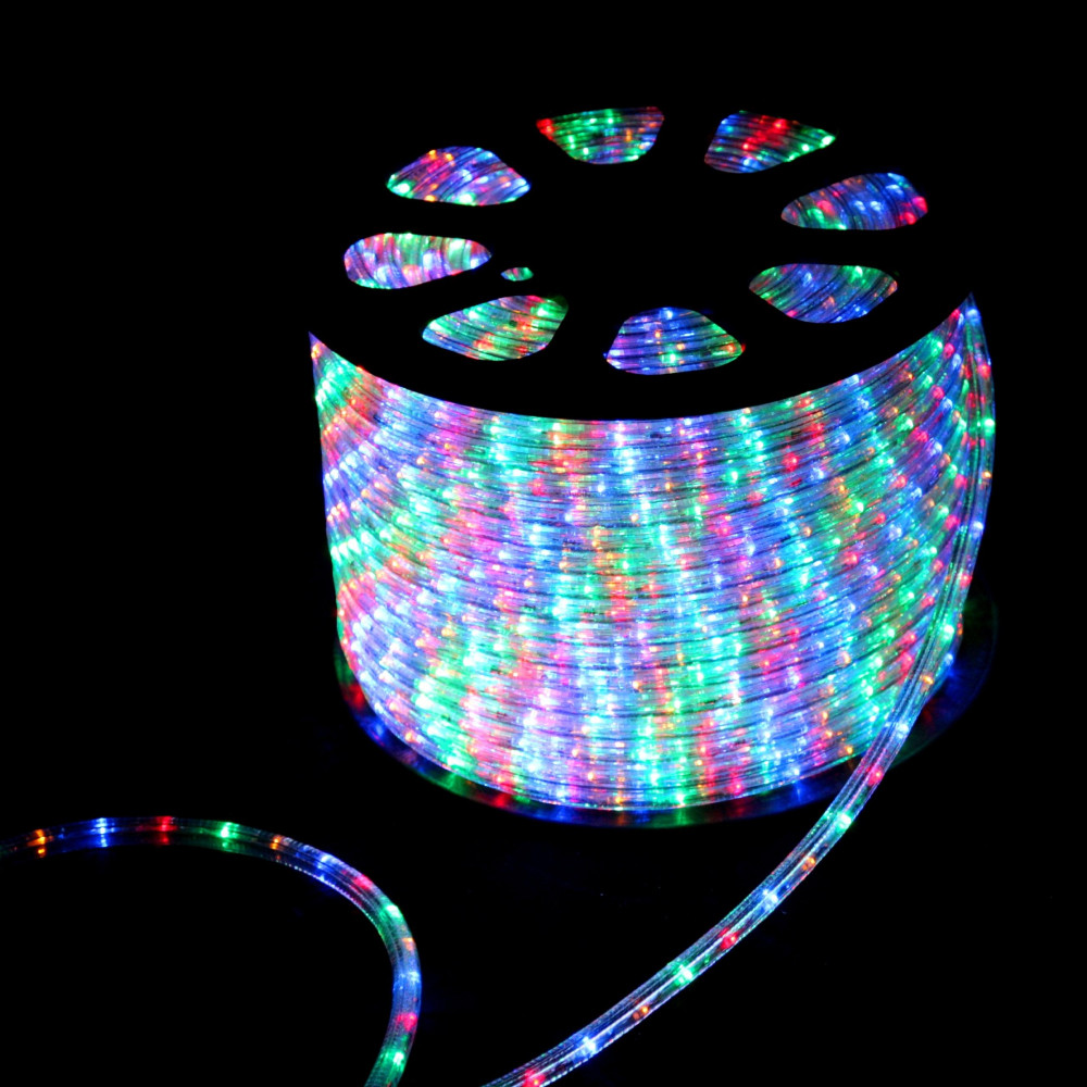 Дюралайт, светодиодный дюралайт, круглый 2-х жильный, RGB (разноцветный ...