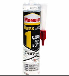 Клей момент фикс прозрачный 290 г Один для всех