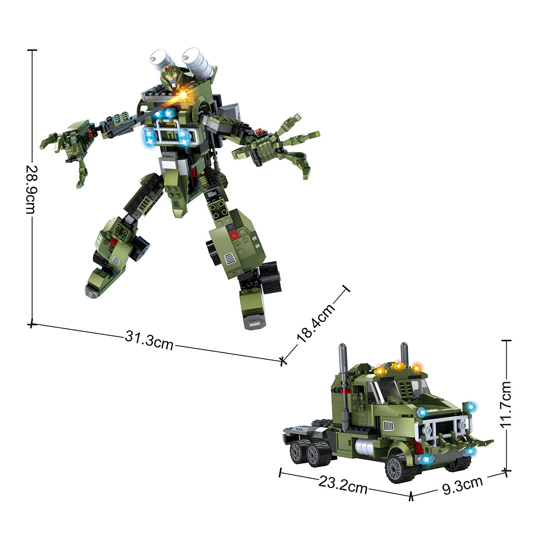 Игровой конструктор Keyixing 25612 КАПИТАН (325 дет.), фото 1