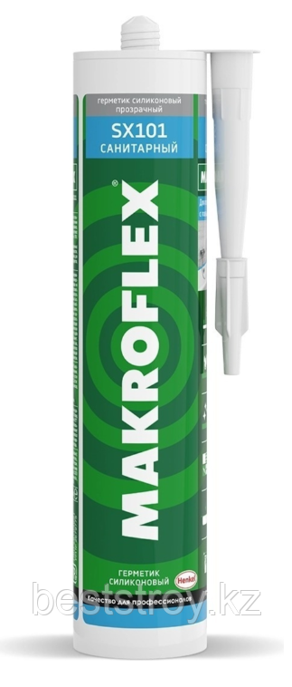 Герметик Makroflex SX101Санитарный , цвет прозрачный 300 мл