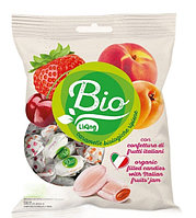 Карамель с начинкой из итальянских фруктов 90г BIO