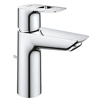 Смеситель для раковины с рычажным донным клапаном BauLoop EcoJoy 23762001 хром GROHE