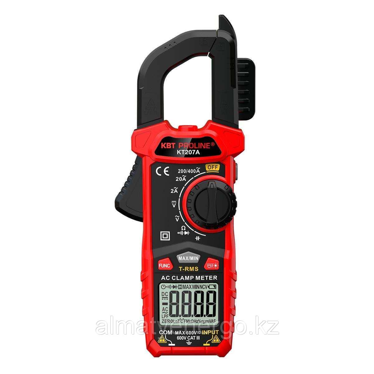 Токовые клещи цифровые KT 207A серия PROLINE
