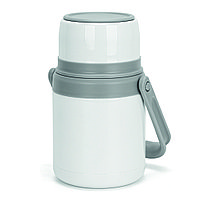 Термос для еды 1000 мл, цвет белый (нерж.сталь)