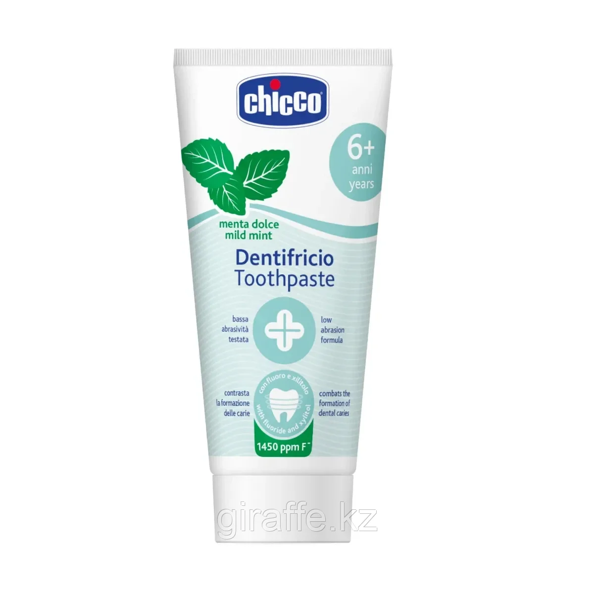 Chicco: Зубная паста с фтором, с мятным вкусом, 50 мл, 6л+, фото 1