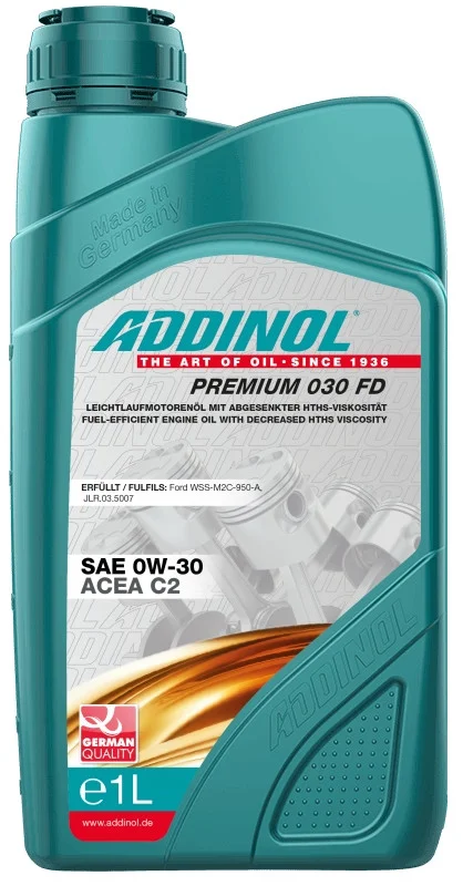 ADDINOL PREMIUM 030 FD SAE 0W-30 1L, фото 1