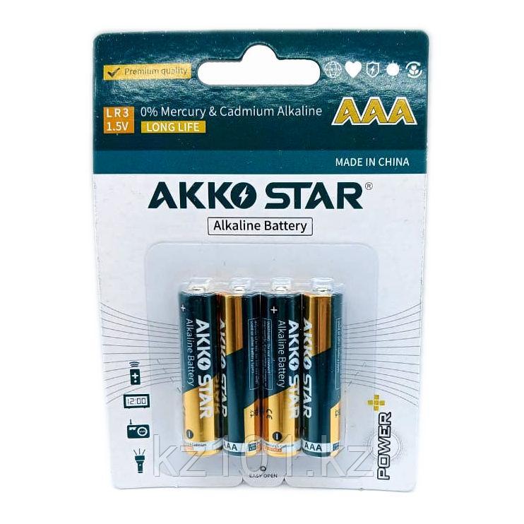 Щелочные батарейки AKKO STAR ААА LR3