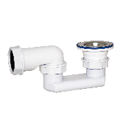 АН-8258 Сифон для душевого поддона 1 1/2"х40, плоский (80)