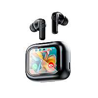 Беспроводный наушники с экраном черные