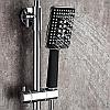 Душевая стойка Frap F2457 со смесителем Чёрный/хром, фото 11