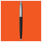 Ручка шариковая Parker "Jotter Black", синяя, 1,0мм, кнопочн., пластик. корпус, блистер, фото 3