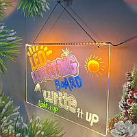 Доска светящаяся LED с подвесом 40х30 см