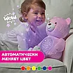 Игрушка мягкая с ночником проектором Chicco Мишка музыкальный, фото 3
